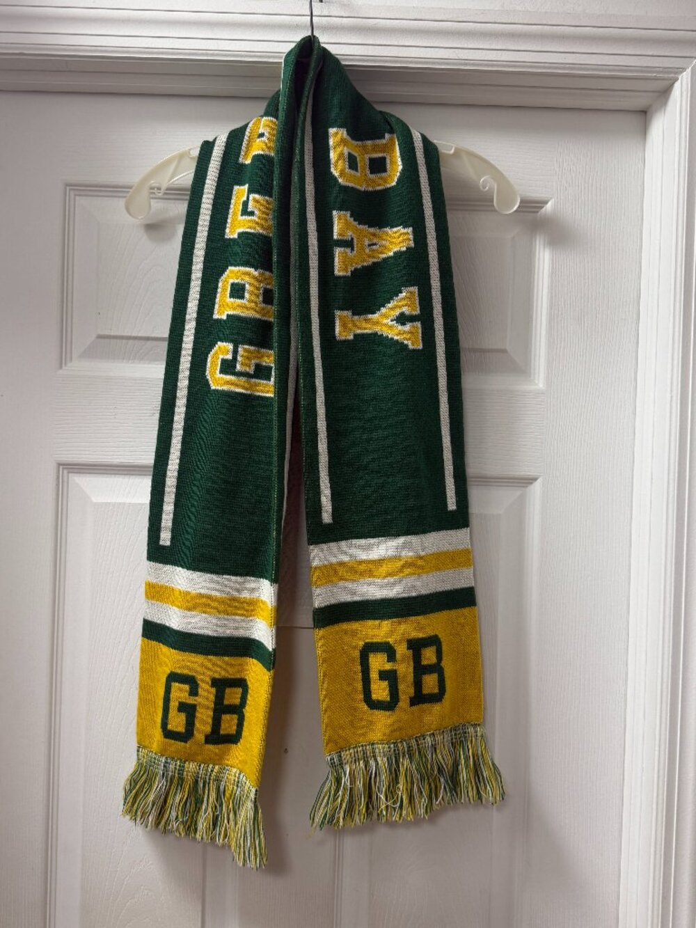 Green Bay Packers Reversible Knit Scarf - ChoKoLids - Double-Sided Fanshawe